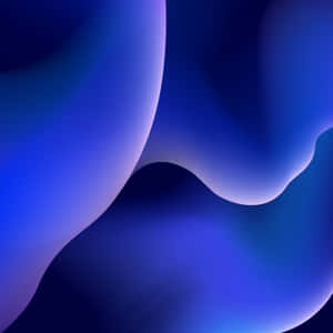 流動的藍色和紫色漸變創造出平靜現代美學的抽象數碼藝術作品。 — 藍色 壁紙
