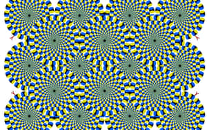 幻覺圖片 — 霓虹藍色美學 壁紙