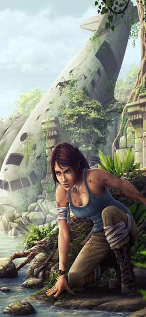 iPhone Xs Max 《崛起： tomb raider》背景 — Galaxy A35 壁紙
