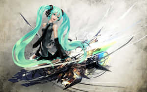 初音未來背景 — 初音未來 壁紙
