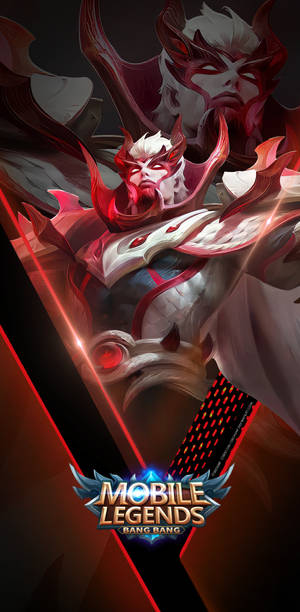 來自 Mobile Legends Bang Bang 遊戲的惡魔戰士角色，身穿紅白盔甲。