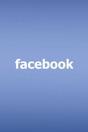 Facebook 標誌文字在藍色漸變背景上