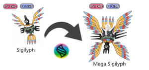 象徵鳥 Mega進化 寶可夢 轉變 發光核心 更大翅膀