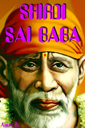 白鬍鬚、戴橙色頭巾的 Shirdi Sai Baba 肖像。 — 聖人 GIF 壁紙