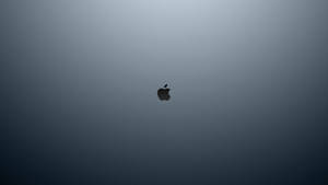 Apple標誌置中於深色漸變背景上