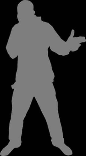 說唱歌手剪影演出