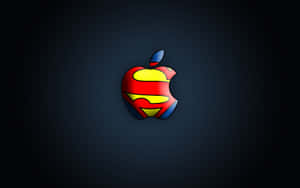Apple標誌重新設計，在深色背景上加入超人徽章