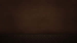 深棕色皮革牆，底部帶有 Louis Vuitton 字母圖案。