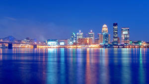路易斯維爾夜景城市風光
