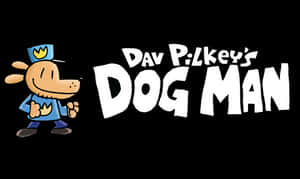 穿著警察制服嘅卡通狗喺 Dog Man 標題文字旁邊。