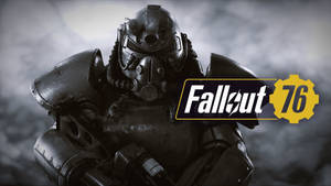 Fallout 76士兵穿著動力裝甲，背景煙霧彌漫