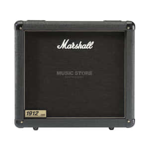黑色Marshall 1914 Lead結他擴音器，帶白色標誌和金色面板。