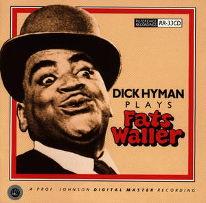 Dick Hyman 演奏 Fats Waller 的專輯封面，有一位戴著圓頂禮帽的微笑男士。