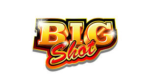 Big Shot 標誌，帶有金色和紅色的風格化文字和閃光。
