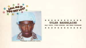 Tyler Baudelaire 的專輯封面，帶有星星裝飾和文字。