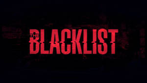 紅色磨損文字在深色背景上顯示 The Blacklist。