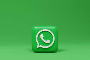 綠色WhatsApp應用程式圖標，帶有白色電話符號，背景為綠色。