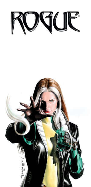 來自 X-Men 的 Rogue 伸出手，手指周圍有能量旋轉。