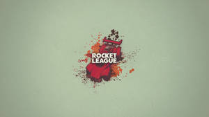 紅色Rocket League車喺綠色背景上嘅油漆濺污。 — 火箭聯盟 GIF 壁紙
