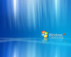 Windows XP Professional Edition 標誌在藍色漸變背景上