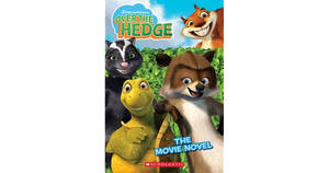 《Over the Hedge: The Movie Novel》的封面， featuring 四個動畫動物角色。