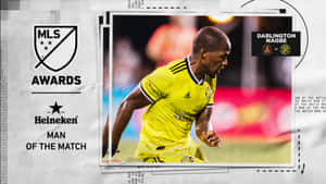 足球運動員 Darlington Nagbe 在 MLS 比賽中獲選為最佳球員。 — 足球 壁紙