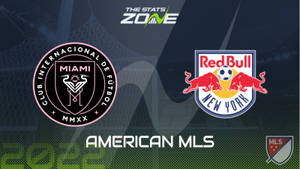 MLS 足球比賽圖形， featuring Miami 和 New York Red Bulls 的標誌。 — 芝加哥公牛 壁紙