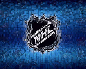 NHL標誌衝破藍色磚牆