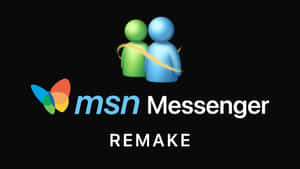 帶有兩個風格化人物和發光弧線的msn messenger重製版標誌