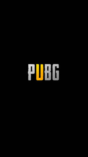 黑色背景上嘅灰色同黃色PUBG標誌