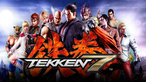 鐵拳7電子遊戲角色以戲劇性的姿勢站立。