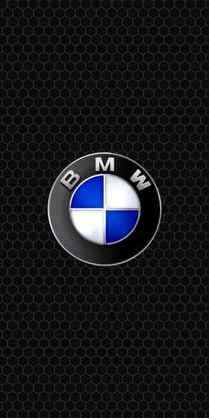 黑色六角形網格背景上的BMW標誌 — Pixel 3 壁紙
