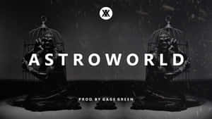 兩個人物在鳥籠中，帶有「ASTROWORLD」文字，場景陰暗粗糙。