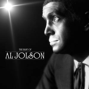 阿爾·喬爾森的黑白肖像，帶聚光燈，文字為 The Best of Al Jolson — 荷里活 GIF 壁紙