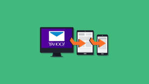 Yahoo 電郵從桌面同步到平板電腦再到智能手機。