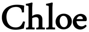 白色背景上以粗體黑色字母顯示的名字Chloe。 — 簡單 壁紙
