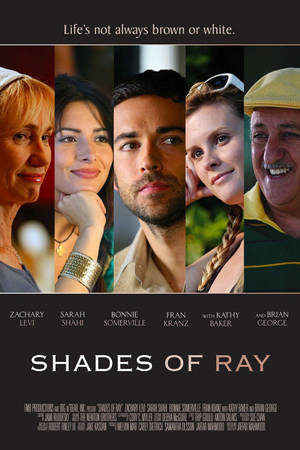 電影《Shades of Ray》的海報，五位演員出現在垂直肖像面板中。 — 電影 壁紙