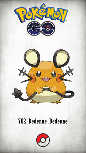 來自Pokémon GO遊戲的咚咚鼠寶可夢角色 — 可愛寵物小精靈 壁紙