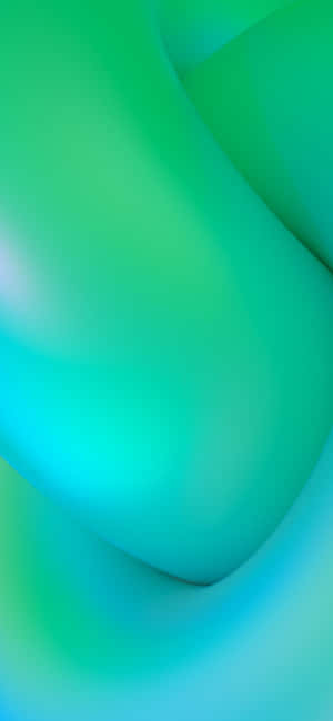 帶有柔和流動曲線的抽象青綠色與青色漸變。 — Pixel 9 Pro 壁紙