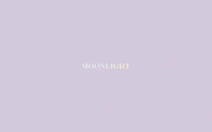 薰衣草背景，中央帶有漸變的 moonlight 文字。