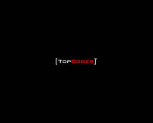 黑色背景上的白色和紅色 TopCoder 標誌 — 程式碼 壁紙
