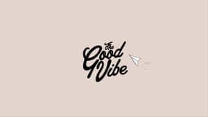 帶紙飛機的 The Good Vibe 標誌 — 氛圍 GIF 壁紙