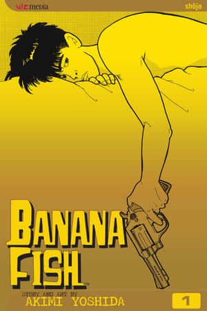 《Banana Fish》動畫封面，顯示一個男人揸住槍。