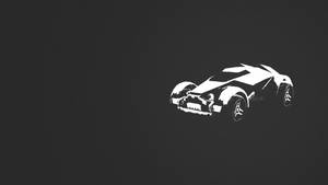 深灰色背景上的未來賽車剪影 — 火箭 GIF 壁紙