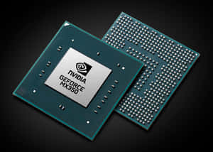 帶有焊球和電路的NVIDIA GeForce MX350顯示卡