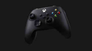時尚黑色Xbox手把，帶發光按鈕，深色背景 — Xbox GIF 壁紙