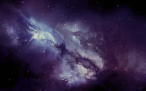 深空中帶有星星的彩色星雲 — 銀河 壁紙