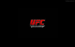 黑色背景上的紅白UFC標誌 — 搏擊會 GIF 壁紙