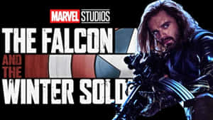 寒冬戰士手持步槍，帶有Marvel Studios標題文字。
