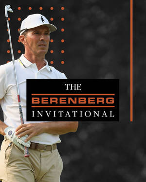 高爾夫球手在 Berenberg Invitational 錦標賽中握著球桿。 — 高爾夫球 iPhone 壁紙